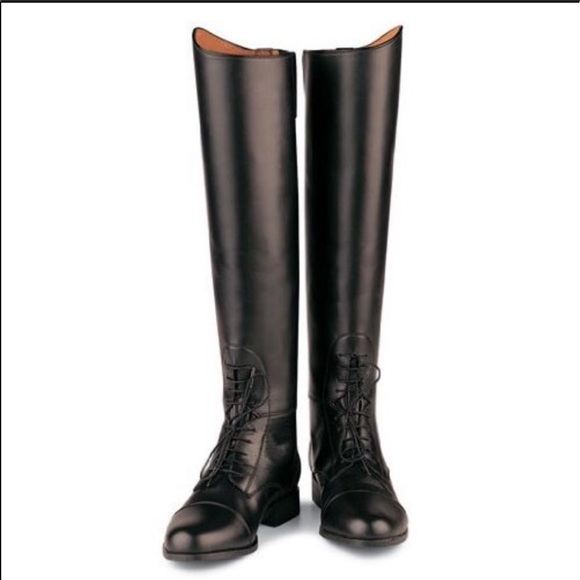 Ariat Leather Riding Boots 551 Black 